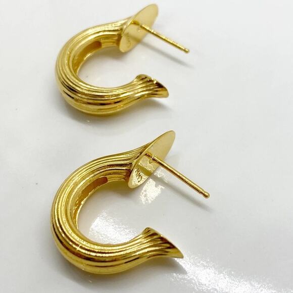 New Anthropologie x MM Druck Teja Hoop Earrings - Picture 3 of 13